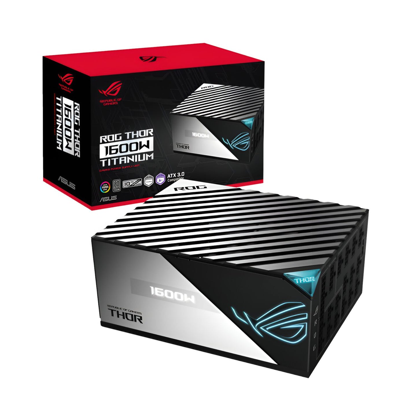 Asus ROG Thor 1600T Gaming Power Supply – 1600W 80+ Titanium