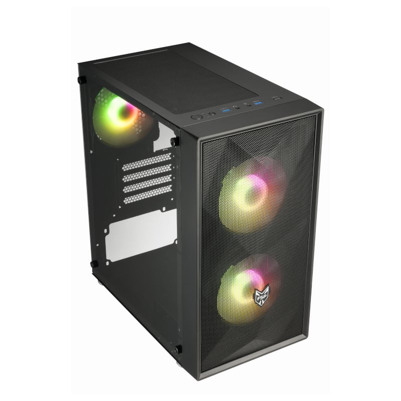 FSP CST130A Micro-ATX Gaming Chassis – Black