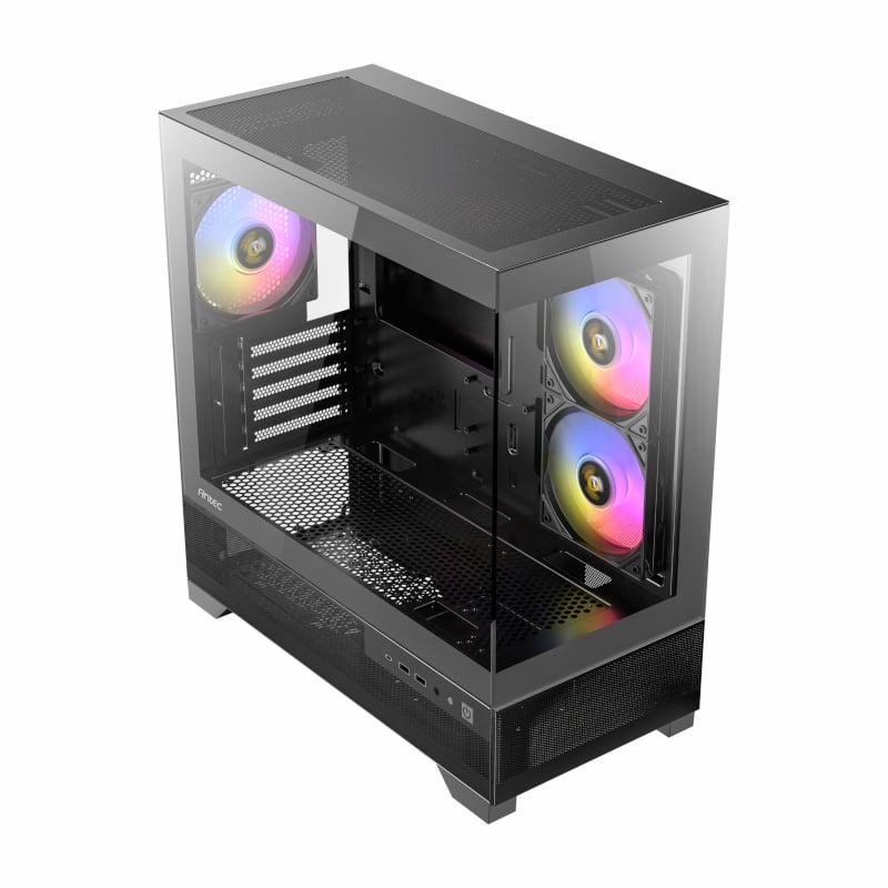 Antec CX500M Micro-ATX | ITX RGB Mini-Tower Gaming Chassis Type-C – Black