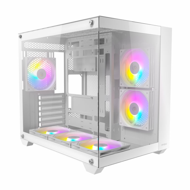 Antec CX800 Elite ATX | Micro-ATX | ITX RGB Mid-Tower Dual Chamber Gaming Chassis – White