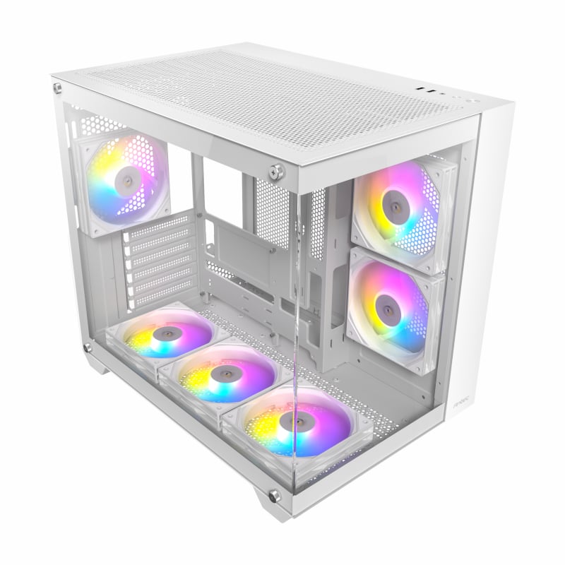 Antec CX800 Elite ATX | Micro-ATX | ITX RGB Mid-Tower Dual Chamber Gaming Chassis – White