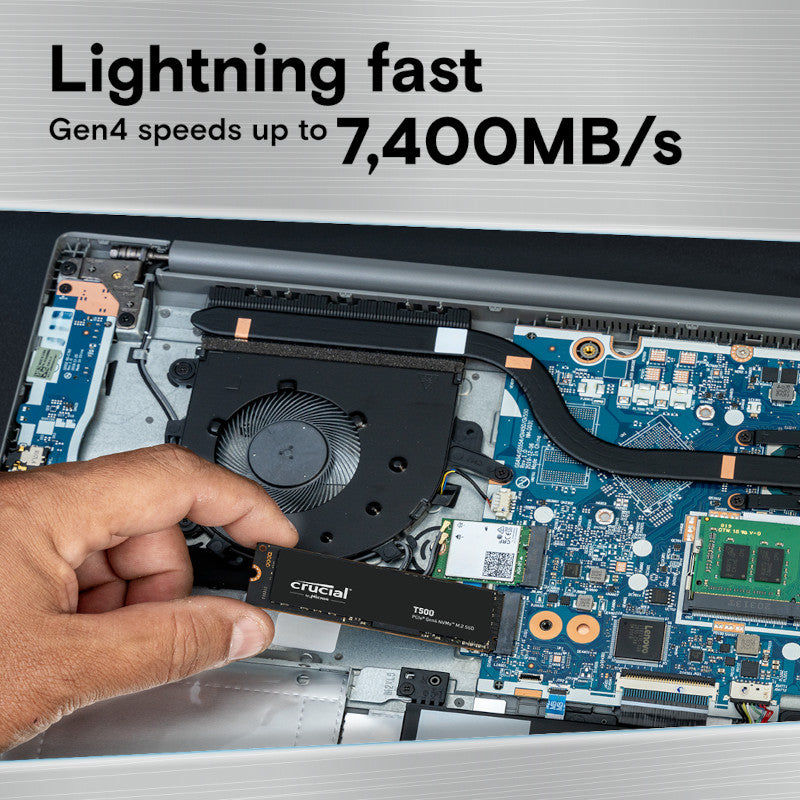 Crucial T500 2TB M.2 NVMe Gen4 NAND SSD