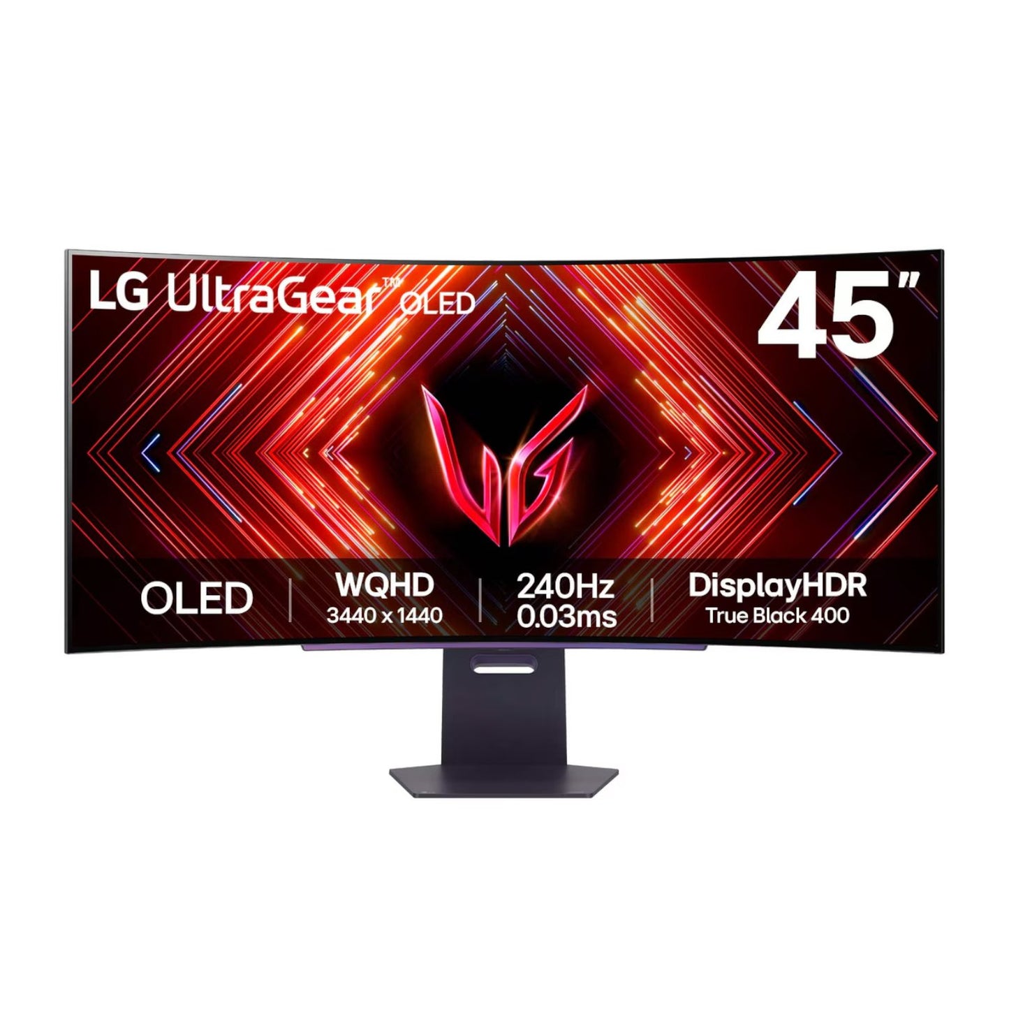 LG UltraGear 45″ Ultra-WQHD 240Hz OLED Curved Gaming Monitor