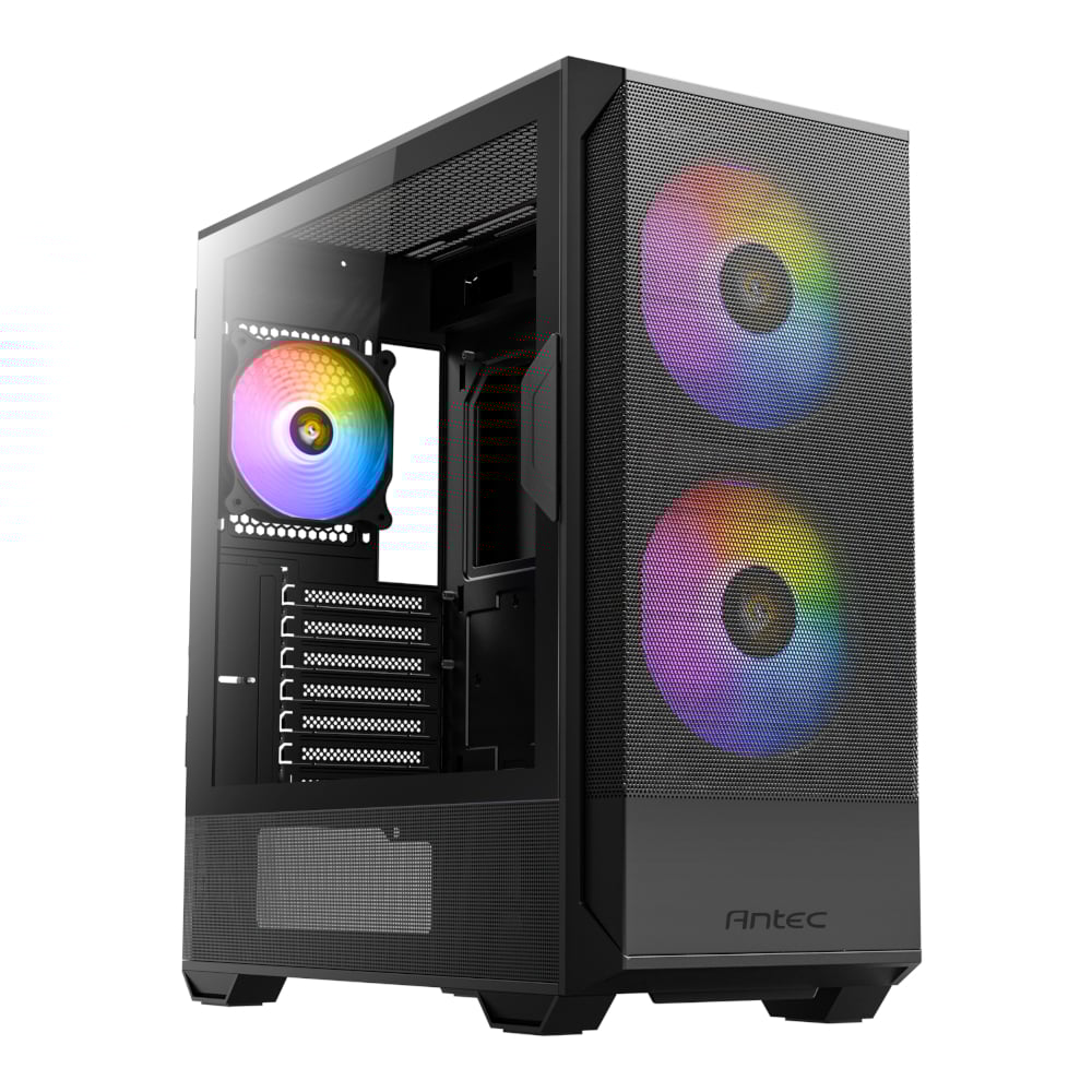 Antec NX416L ATX | Micro-ATX | ITX ARGB Mid-Tower Gaming Chassis – Black