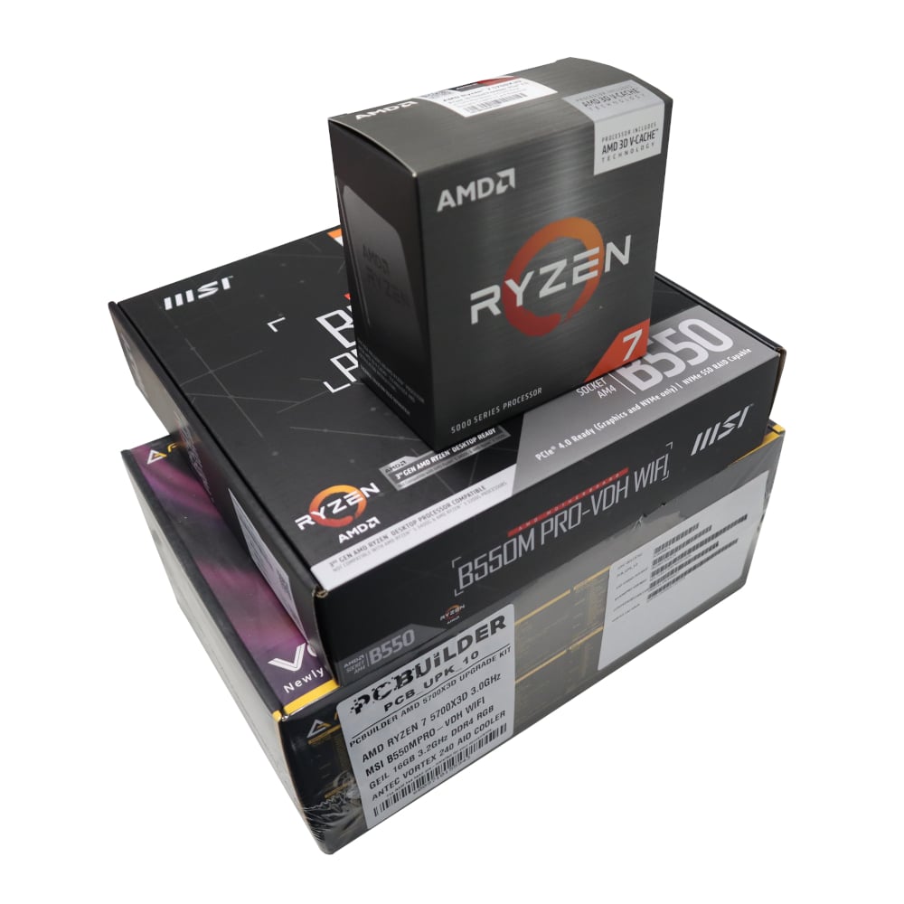 PCBuilder AMD Ryzen 7 5700X3D LEVEL UP Prime Upgrade Kit