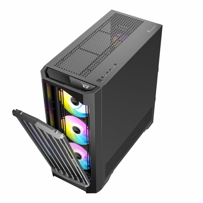 Antec Performance FT1 E-ATX |ATX |M-ATX | ITX ARGB Full-Tower Gaming Chassis – Black