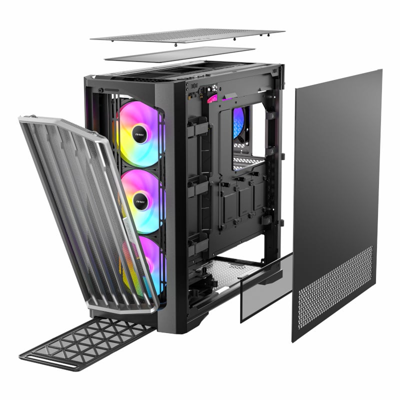 Antec Performance FT1 E-ATX |ATX |M-ATX | ITX ARGB Full-Tower Gaming Chassis – Black