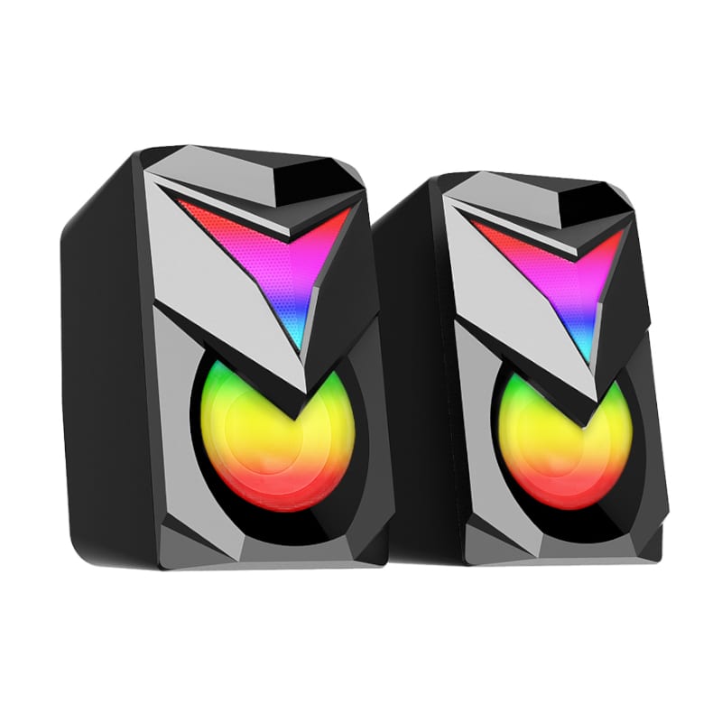 REDRAGON 2.1 Satellite Speaker TOCCATA RGB 11W Gaming Speaker – Black