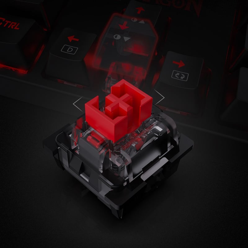 REDRAGON SURARA MECHANICAL RGB Gaming Keyboard – Black