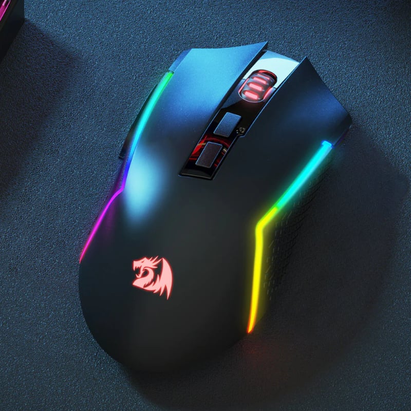 REDRAGON Trident Pro 8000DPI RGB Gaming Mouse – Black
