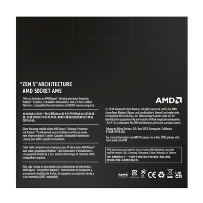 AMD RYZEN 5 9600X 6-Core 3.9GHz AM5 CPU