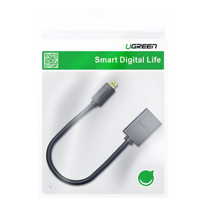 UGREEN 20134-20134 Micro HDMI Male to HDMI Female Adapter – Black