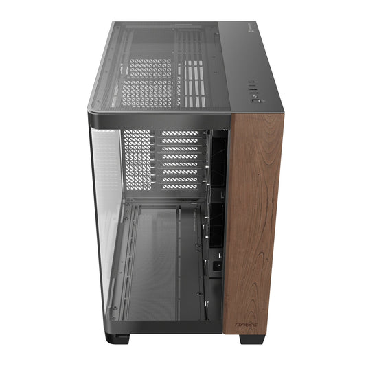 Antec C8 Curved Wood E-ATX | ATX | Micro-ATX | ITX Dual Chamber Gaming Chassis – Black