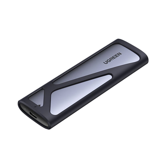 UGREEN CM400-90264 M.2 NVME/SATA SSD Enclosure (10Gbps) – Silver