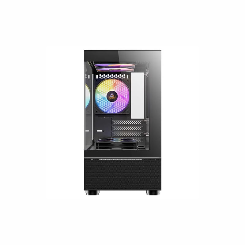 Antec CX200M Elite Micro-ATX | ITX RGB Mini-Tower Gaming Chassis – Black