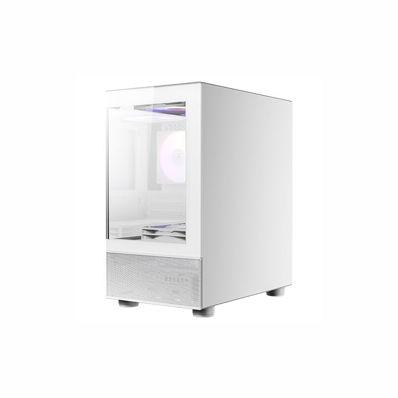 Antec CX200M Elite Micro-ATX | ITX RGB Mini-Tower Gaming Chassis – White