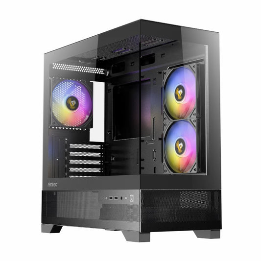Antec CX500M Micro-ATX | ITX RGB Mini-Tower Gaming Chassis Type-C – Black