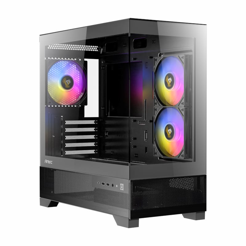 Antec CX500M Micro-ATX | ITX RGB Mini-Tower Gaming Chassis Type-C – Black