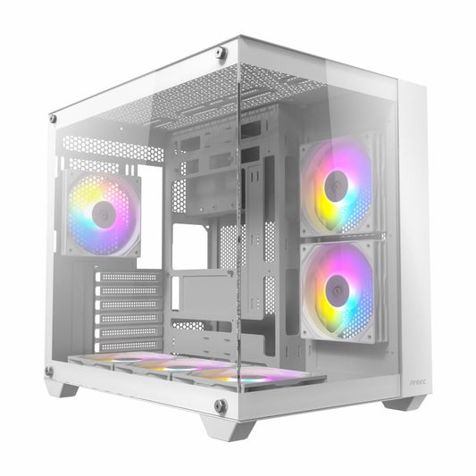 Antec CX800 Elite ATX | Micro-ATX | ITX RGB Mid-Tower Dual Chamber Gaming Chassis – White