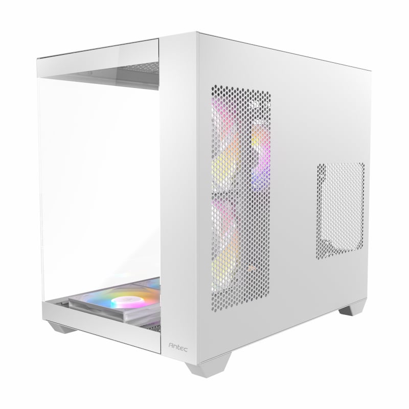 Antec CX800 Elite ATX | Micro-ATX | ITX RGB Mid-Tower Dual Chamber Gaming Chassis – White