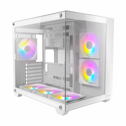 Antec CX800 Elite ATX | Micro-ATX | ITX RGB Mid-Tower Dual Chamber Gaming Chassis – White