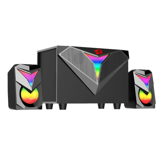 REDRAGON 2.1 Satellite Speaker TOCCATA RGB 11W Gaming Speaker – Black
