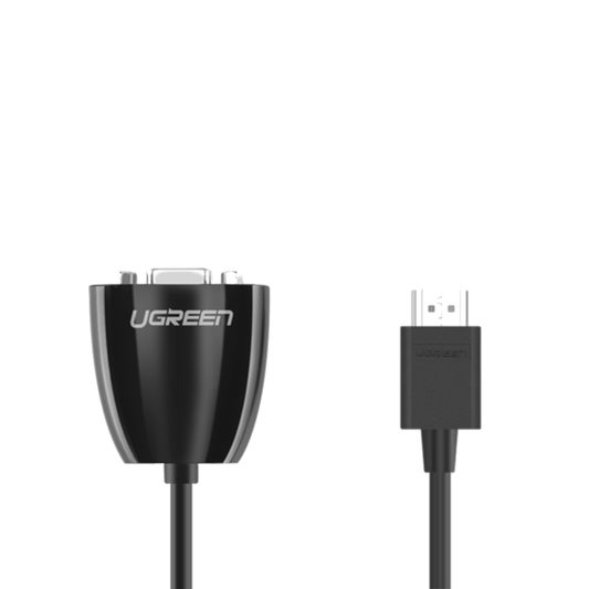 UGREEN HDMI to VGA Converter, 1080p Video Adapter – Black