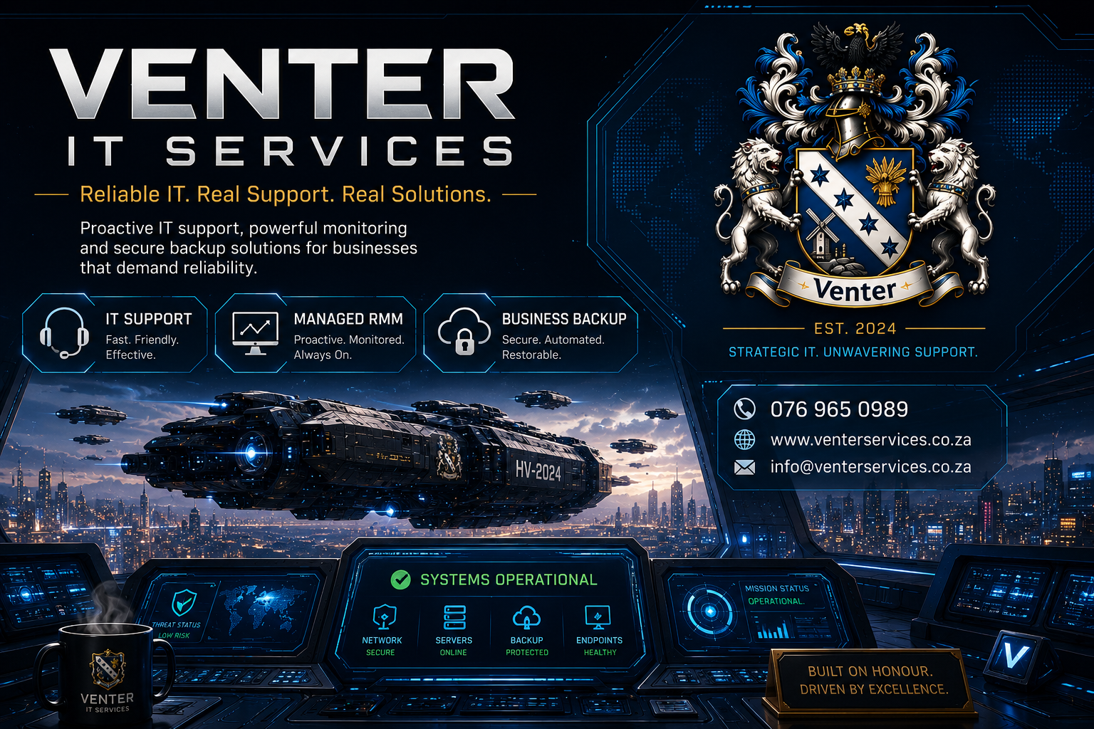 Venter IT Services Command Center